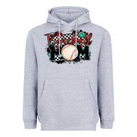 Heather Grey baseball mom Heavyweight Hoodie - MaliasSmallBusiness