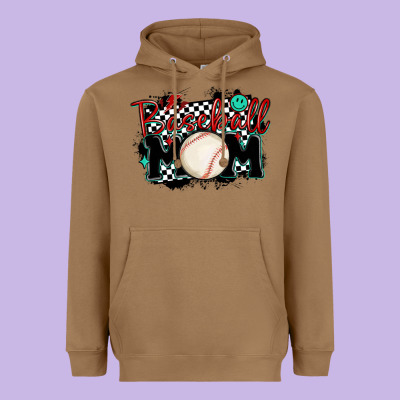 Heavyweight Hoodie baseball mom