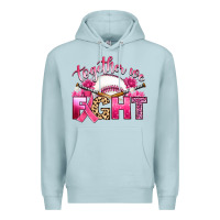 Blue Mist breast cancer together we fight with baseball Premium Hoodie - Artiststas