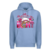Colony Blue breast cancer together we fight with baseball Premium Hoodie - Artiststas