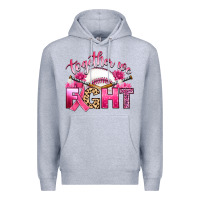 Heather Grey breast cancer together we fight with baseball Premium Hoodie - Artiststas