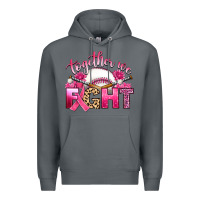 Rock breast cancer together we fight with baseball Premium Hoodie - Artiststas