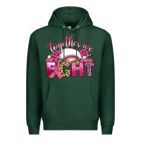 Sports Green breast cancer together we fight with baseball Premium Hoodie - Artiststas