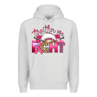 Dove Grey breast cancer together we fight with baseball Premium Hoodie - Artiststas