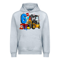 Heather Grey forklift birthday six Urban Hoodie - Artiststas