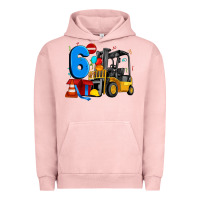 Pigment Salmon forklift birthday six Urban Hoodie - Artiststas