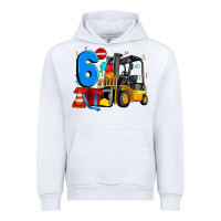 White forklift birthday six Urban Hoodie - Artiststas