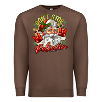 Chestnut dont stop believin Premium Sweatshirt - Zillion Design Studio