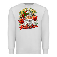 Dove Grey dont stop believin Premium Sweatshirt - Zillion Design Studio