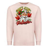 Pale Pink dont stop believin Premium Sweatshirt - Zillion Design Studio
