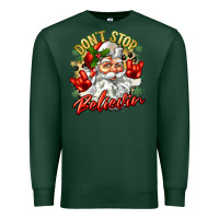 Sports Green dont stop believin Premium Sweatshirt - Zillion Design Studio
