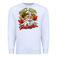 White dont stop believin Premium Sweatshirt - Zillion Design Studio
