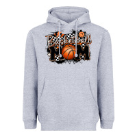 Heather Grey basketball mom Heavyweight Hoodie - MaliasSmallBusiness