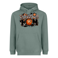 Sage basketball mom Heavyweight Hoodie - MaliasSmallBusiness