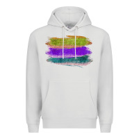 Dove Grey Green Purple Cyan Colored Triple Brush Strokes Premium Hoodie - Bettercallsaul