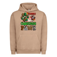 Pigment Burro merry christmas paws with santa Urban Hoodie - AdoDesignShop