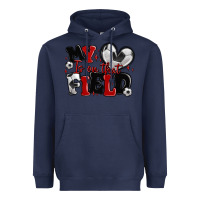 Navy my heart is on that field soccer Heavyweight Hoodie - MaliasSmallBusiness