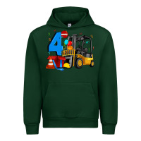 Forest Green forklift birthday four Urban Hoodie - Artiststas