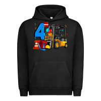 Pigment Black forklift birthday four Urban Hoodie - Artiststas