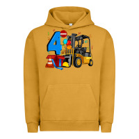 Pigment Peanut Butter forklift birthday four Urban Hoodie - Artiststas