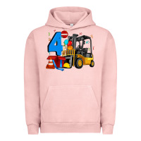 Pigment Salmon forklift birthday four Urban Hoodie - Artiststas