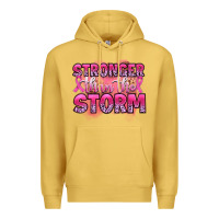 Antique Gold stronger than the storm Premium Hoodie - Artiststas