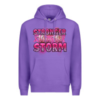 Purple stronger than the storm Premium Hoodie - Artiststas