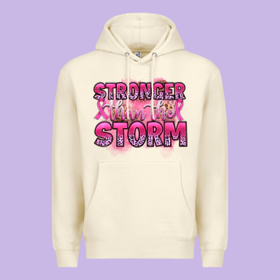 Stronger Than The Storm Premium Hoodie Designed By Artiststas