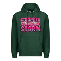 Sports Green stronger than the storm Premium Hoodie - Artiststas
