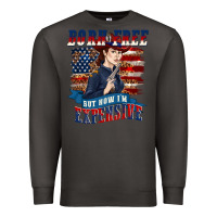Smoke born free but now im expensive Premium Sweatshirt - texasbilliewilder