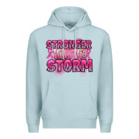 Blue Mist stronger than the storm Premium Hoodie - Artiststas