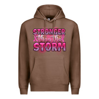 Chestnut stronger than the storm Premium Hoodie - Artiststas