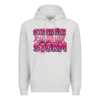 Dove Grey stronger than the storm Premium Hoodie - Artiststas