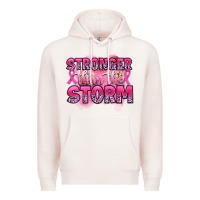 Pale Pink stronger than the storm Premium Hoodie - Artiststas