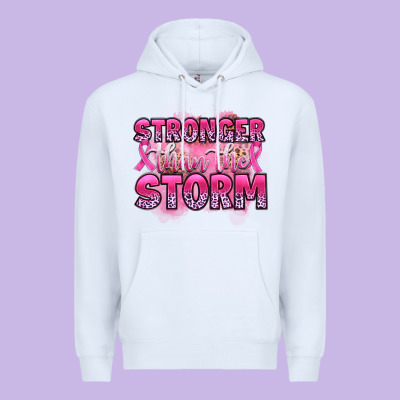 Stronger Than The Storm Premium Hoodie Designed By Artiststas