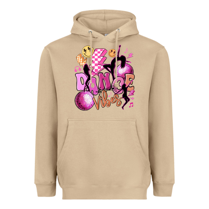 Dance Vibes Heavyweight Hoodie by MaliasSmallBusiness | Teevron