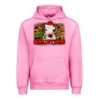 Fuchsia Pink merry christmas Urban Hoodie - JahusDesignShop