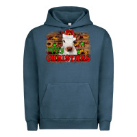 Pigment Midnight Navy merry christmas Urban Hoodie - JahusDesignShop
