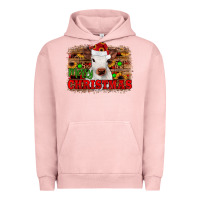 Pigment Salmon merry christmas Urban Hoodie - JahusDesignShop