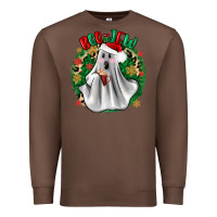 Chestnut ghost dead inside but it’s christmas boojee Premium Sweatshirt - Zillion Design Studio