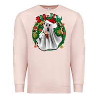 Pale Pink ghost dead inside but it’s christmas boojee Premium Sweatshirt - Zillion Design Studio