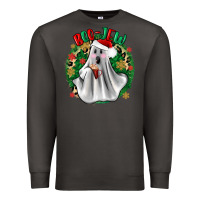 Smoke ghost dead inside but it’s christmas boojee Premium Sweatshirt - Zillion Design Studio