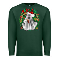 Sports Green ghost dead inside but it’s christmas boojee Premium Sweatshirt - Zillion Design Studio