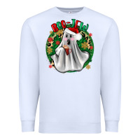 White ghost dead inside but it’s christmas boojee Premium Sweatshirt - Zillion Design Studio