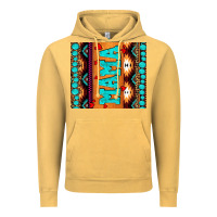 Vintage Mustard aztec leopard glitter Vintage Hoodie - AdoDesignShop