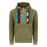 Vintage Olive aztec leopard glitter Vintage Hoodie - AdoDesignShop