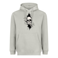Moon Dust skull in the wall file Heavyweight Hoodie - MaliasSmallBusiness