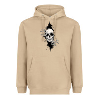 Mushroom skull in the wall file Heavyweight Hoodie - MaliasSmallBusiness