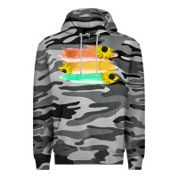 Slate Camo Colored Triple Sunflower Brush Strokes Premium Hoodie - Bettercallsaul