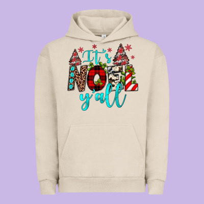 It's Noel Y'all Urban Hoodie Designed By Jahusdesignshop